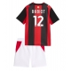 AC Milan Adrien Rabiot #12 Kotipaita Lapsille 2026-27 Lyhythihainen (+ Lyhyet housut)
