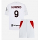 AC Milan Goncalo Ramos #9 Vieraspaita Lapsille 2026-27 Lyhythihainen (+ Lyhyet housut)