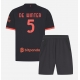 AC Milan Koni De Winter #5 Kolmaspaita Lapsille 2026-27 Lyhythihainen (+ Lyhyet housut)