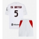 AC Milan Koni De Winter #5 Vieraspaita Lapsille 2026-27 Lyhythihainen (+ Lyhyet housut)