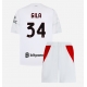 AC Milan Mario Gila #34 Vieraspaita Lapsille 2026-27 Lyhythihainen (+ Lyhyet housut)