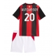 AC Milan Omari Hutchinson #20 Kotipaita Lapsille 2026-27 Lyhythihainen (+ Lyhyet housut)