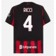 AC Milan Samuele Ricci #4 Kotipaita 2025-26 Lyhythihainen