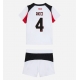 AC Milan Samuele Ricci #4 Vieraspaita Lapsille 2025-26 Lyhythihainen (+ Lyhyet housut)