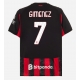 AC Milan Santiago Gimenez #7 Kotipaita 2025-26 Lyhythihainen