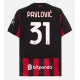 AC Milan Strahinja Pavlovic #31 Kotipaita 2025-26 Lyhythihainen