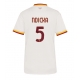 AS Roma Evan Ndicka #5 Vieraspaita Naisten 2026-27 Lyhythihainen