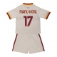 AS Roma Manu Kone #17 Vieraspaita Lapsille 2026-27 Lyhythihainen (+ Lyhyet housut)