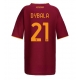AS Roma Paulo Dybala #21 Kotipaita Naisten 2025-26 Lyhythihainen