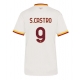 AS Roma Santiago Castro #9 Vieraspaita Naisten 2026-27 Lyhythihainen