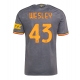 AS Roma Wesley Franca #43 Kolmaspaita 2026-27 Lyhythihainen