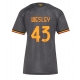 AS Roma Wesley Franca #43 Kolmaspaita Naisten 2026-27 Lyhythihainen