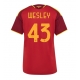 AS Roma Wesley Franca #43 Kotipaita Naisten 2026-27 Lyhythihainen