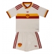 AS Roma Wesley Franca #43 Vieraspaita Lapsille 2026-27 Lyhythihainen (+ Lyhyet housut)