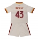 AS Roma Wesley Franca #43 Vieraspaita Lapsille 2026-27 Lyhythihainen (+ Lyhyet housut)
