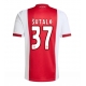Ajax Josip Sutalo #37 Kotipaita 2025-26 Lyhythihainen