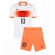 Alankomaat Memphis Depay #10 Vieraspaita Lapsille MM-kisat 2026 Lyhythihainen (+ Lyhyet housut)