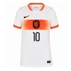 Alankomaat Memphis Depay #10 Vieraspaita Naisten MM-kisat 2026 Lyhythihainen