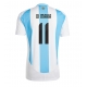 Argentiina Angel Di Maria #11 Kotipaita Copa America 2024 Lyhythihainen