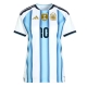 Argentiina Lionel Messi #10 Kotipaita Naisten MM-kisat 2026 Lyhythihainen