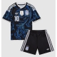 Argentiina Lionel Messi #10 Vieraspaita Lapsille MM-kisat 2026 Lyhythihainen (+ Lyhyet housut)