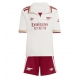 Arsenal Ben White #4 Kolmaspaita Lapsille 2025-26 Lyhythihainen (+ Lyhyet housut)