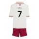 Arsenal Bukayo Saka #7 Kolmaspaita Lapsille 2025-26 Lyhythihainen (+ Lyhyet housut)