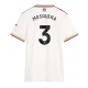 Arsenal Cristhian Mosquera #3 Kolmaspaita Naisten 2025-26 Lyhythihainen