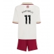 Arsenal Gabriel Martinelli #11 Kolmaspaita Lapsille 2025-26 Lyhythihainen (+ Lyhyet housut)