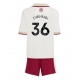 Arsenal Martin Zubimendi #36 Kolmaspaita Lapsille 2025-26 Lyhythihainen (+ Lyhyet housut)