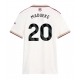 Arsenal Noni Madueke #20 Kolmaspaita Naisten 2025-26 Lyhythihainen