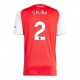 Arsenal William Saliba #2 Kotipaita 2025-26 Lyhythihainen