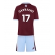 Aston Villa Alejandro Garnacho #17 Kotipaita Lapsille 2026-27 Lyhythihainen (+ Lyhyet housut)