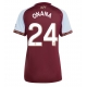 Aston Villa Amadou Onana #24 Kotipaita Naisten 2025-26 Lyhythihainen