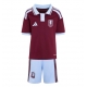 Aston Villa Joao Gomes #35 Kotipaita Lapsille 2026-27 Lyhythihainen (+ Lyhyet housut)