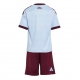 Aston Villa Kolmaspaita Lapsille 2026-27 Lyhythihainen (+ Lyhyet housut)