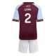 Aston Villa Matty Cash #2 Kotipaita Lapsille 2025-26 Lyhythihainen (+ Lyhyet housut)