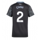Aston Villa Matty Cash #2 Vieraspaita Naisten 2025-26 Lyhythihainen