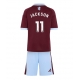 Aston Villa Nicolas Jackson #11 Kotipaita Lapsille 2026-27 Lyhythihainen (+ Lyhyet housut)