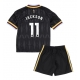 Aston Villa Nicolas Jackson #11 Vieraspaita Lapsille 2026-27 Lyhythihainen (+ Lyhyet housut)