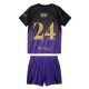 Barcelona Eric Garcia #24 Vieraspaita Lapsille 2026-27 Lyhythihainen (+ Lyhyet housut)