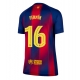 Barcelona Fermin Lopez #16 Kotipaita Naisten 2025-26 Lyhythihainen