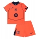 Barcelona Kolmaspaita Lapsille 2025-26 Lyhythihainen (+ Lyhyet housut)