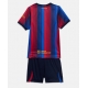 Barcelona Kotipaita Lapsille 2026-27 Lyhythihainen (+ Lyhyet housut)