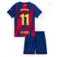 Barcelona Raphinha Belloli #11 Kotipaita Lapsille 2025-26 Lyhythihainen (+ Lyhyet housut)