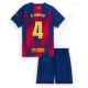 Barcelona Ronald Araujo #4 Kotipaita Lapsille 2025-26 Lyhythihainen (+ Lyhyet housut)