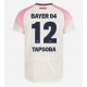 Bayer Leverkusen Edmond Tapsoba #12 Vieraspaita 2025-26 Lyhythihainen