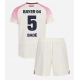 Bayer Leverkusen Loic Bade #5 Vieraspaita Lapsille 2025-26 Lyhythihainen (+ Lyhyet housut)
