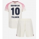 Bayer Leverkusen Malik Tillman #10 Vieraspaita Lapsille 2025-26 Lyhythihainen (+ Lyhyet housut)