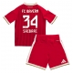Bayern Munich Ismael Saibari #34 Kotipaita Lapsille 2026-27 Lyhythihainen (+ Lyhyet housut)